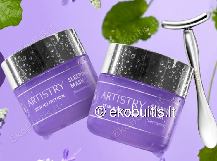 Naudodami naująją Artistry Skin Nutrition™ naktinę kaukę ryte pabusite su skaisčia veido oda