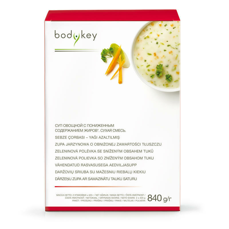 bodykey™ daržovių sriuba su sumažintu riebalų kiekiu (116650)