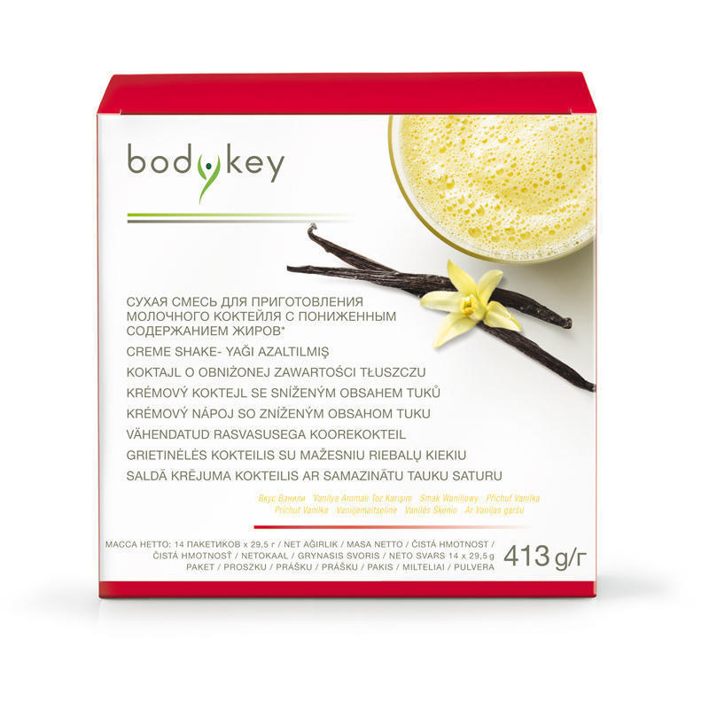 bodykey™ vanilinis kokteilis su sumažintu riebalų kiekiu (116649)