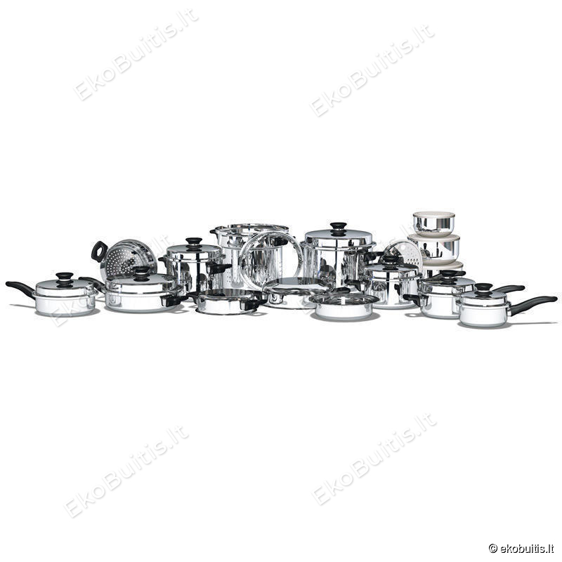 iCook™ Šeimyninis indų komplektas – didelis (27 dalių) (101098) iCook™ Šeimyninis indų komplektas – didelis (27 dalių) (101098)