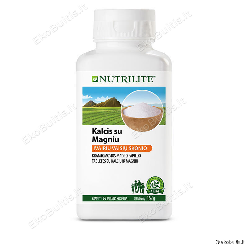 NUTRILITE™ Kalcis su magniu kramtomose tabletėse (5847) NUTRILITE™ Kalcis su magniu kramtomose tabletėse (5847)