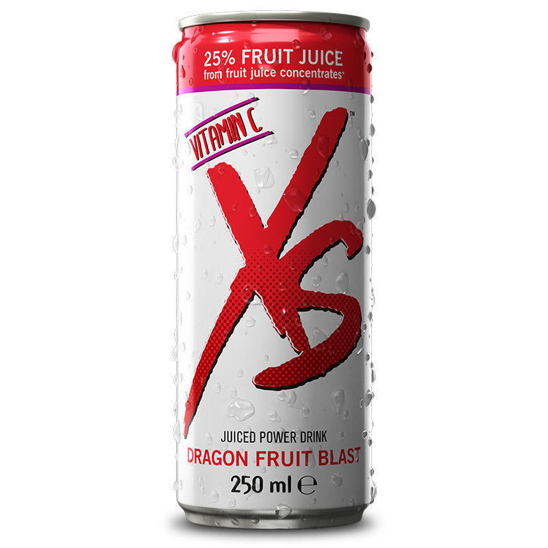 XS™ Power Drink Dragon Fruit Blast gėrimas su sultimis (12 skardinių po 250 ml) (120900)