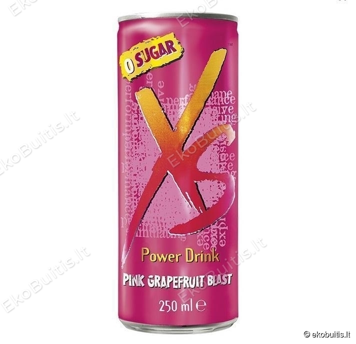 XS™ Power Drink Pink Grapefruit Blast energetinis gėrimas (12 skardinių po 250 ml) (119802) XS™ Power Drink Pink Grapefruit Blast energetinis gėrimas (12 skardinių po 250 ml) (119802)