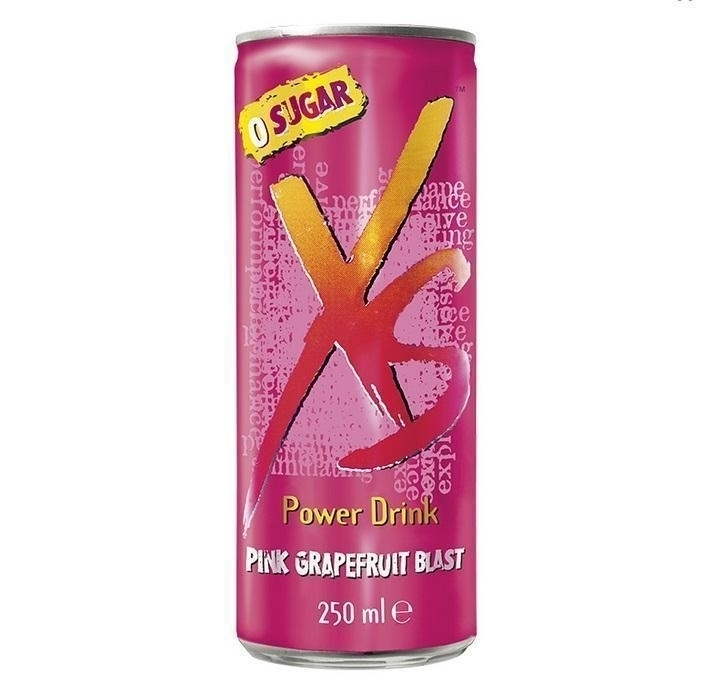 XS™ Power Drink Pink Grapefruit Blast energetinis gėrimas  (12 skardinių po 250 ml) (119802)